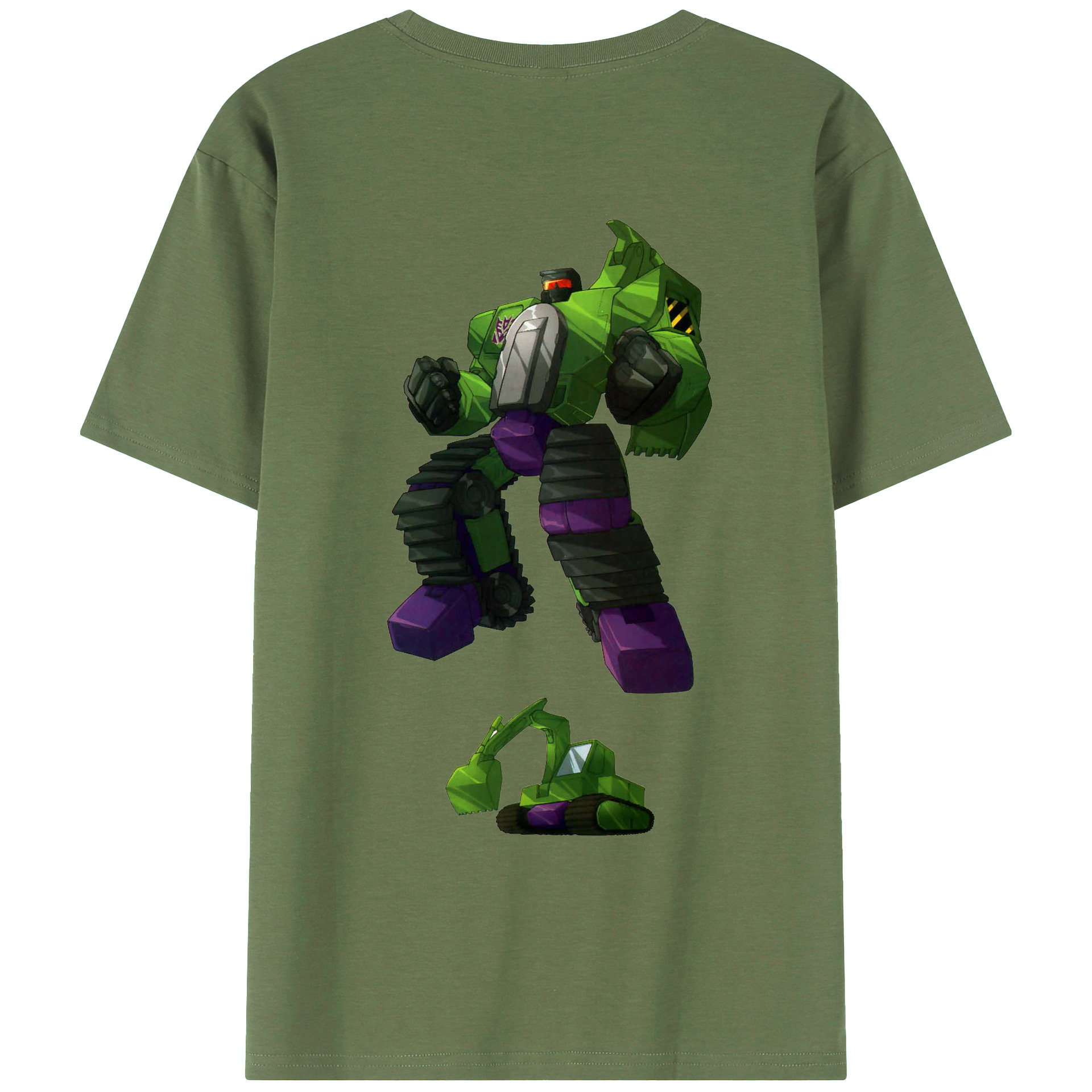 （画像用）  綿100％ メンズ半袖Tシャツ（バックプリント） 通気性